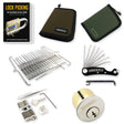 The Collector lock picking kit: Visual Guide hardcover, two Predator cases, PRAXIS picks, Skeleton multitool, cutaway and mortise practice locks