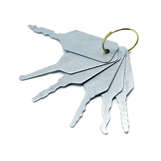 Six medium jigglers for wafer lock picking