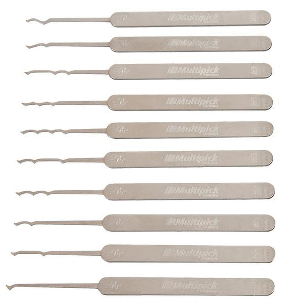 Multipick ELITE upgrade kit tools laid out