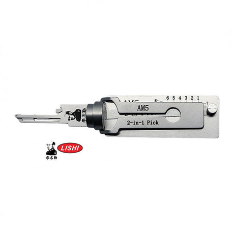 Lishi American AM5 (and AM3, AM7) 2 in 1 Lock Pick + Decoder am5