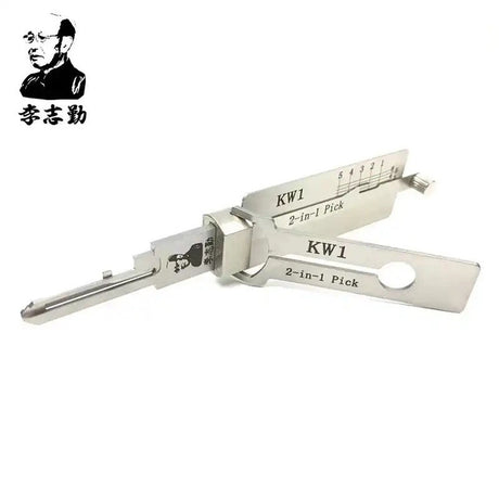 Lishi KW1 Kwikset 5-pin pick and decoder front view
