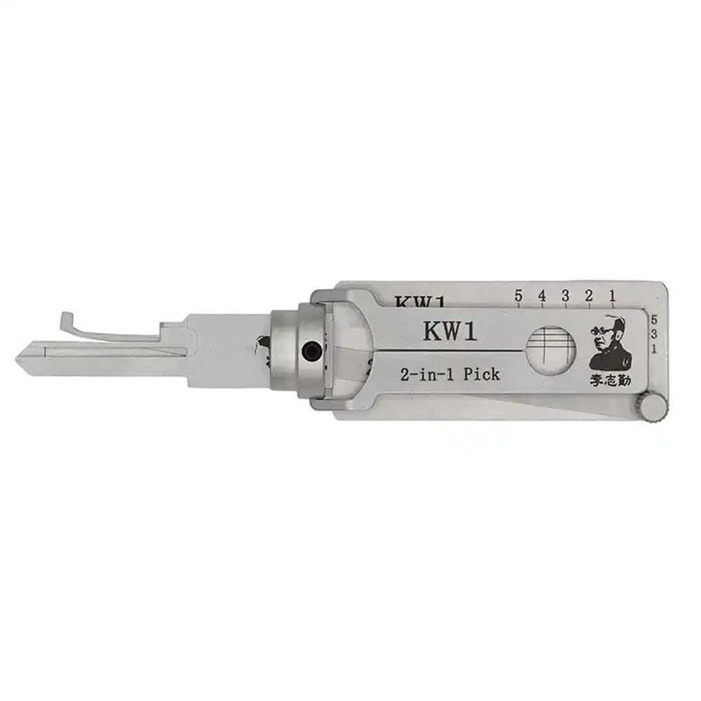 Lishi KW1 Kwikset 5-pin decoder grid detail