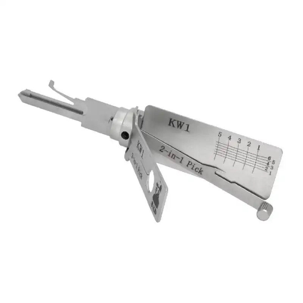 Lishi KW1 Kwikset 5-pin tool markings detail