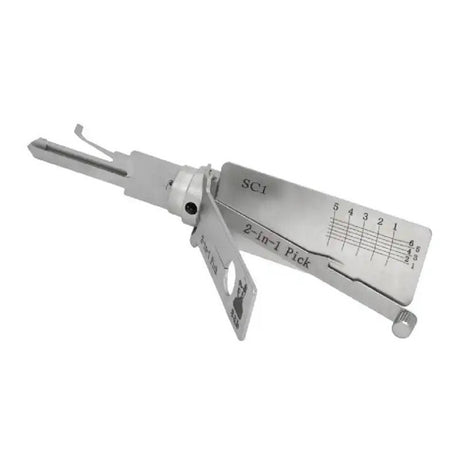 Lishi SC1 Schlage 5-pin decoder grid detail