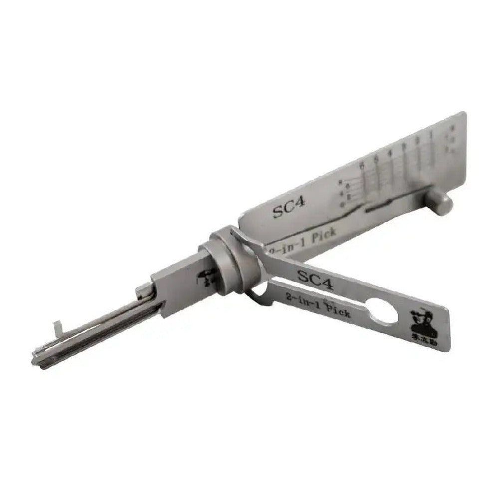 Lishi SC4 Schlage 6-pin tool markings detail