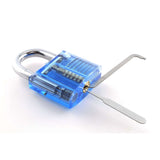 Pocket Lock Pick Set blue padlock mini picks