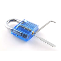 Pocket Lock Pick Set blue padlock mini picks