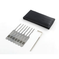 Lock Pick Rakes, the Nano, Covert EDC + Leather wallet by Dangerfield nan3