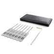Lock Pick Rakes, the Nano, Covert EDC + Leather wallet by Dangerfield nan2