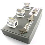 Dangerfield Eureka clear practice lock set on box