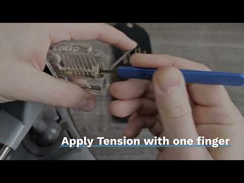 Caja de ganzúas: ganzúas, cerraduras de práctica, tarjeta compacta y manual de instrucciones 