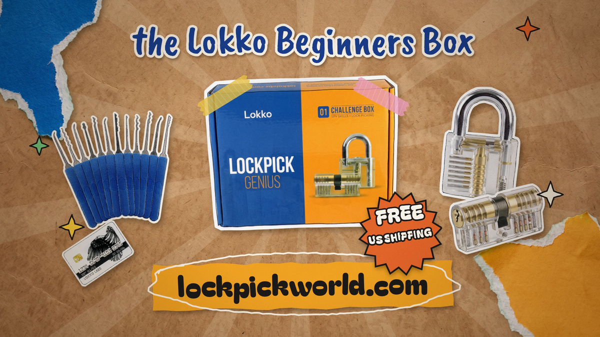 Lokko Beginners Box explained: how pin tumbler locks work and how to pick one