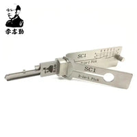Lishi SC1 Schlage 5-pin pick and decoder front view