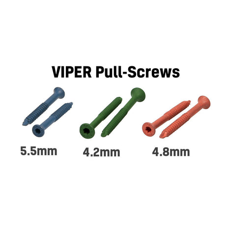 Multipick VIPER self tapping pull screws for bell plug pullers