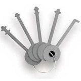 Juego de ganzúas Warded Lock Pick: para casilleros, candados, gabinetes y más