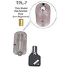 Clear Practice Tubular Lock - Standard Pin Version
