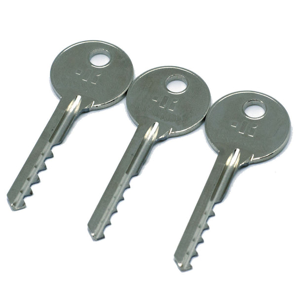3 Piece Ultimate Bump Key Set for Lock Bumping (Reverse)