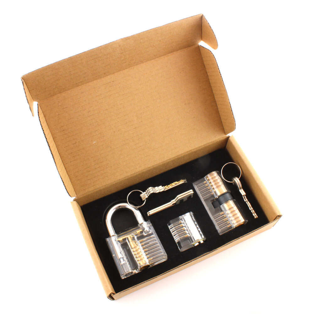 Practice Locks Box & Expert How-to Pick Booklet Bundle