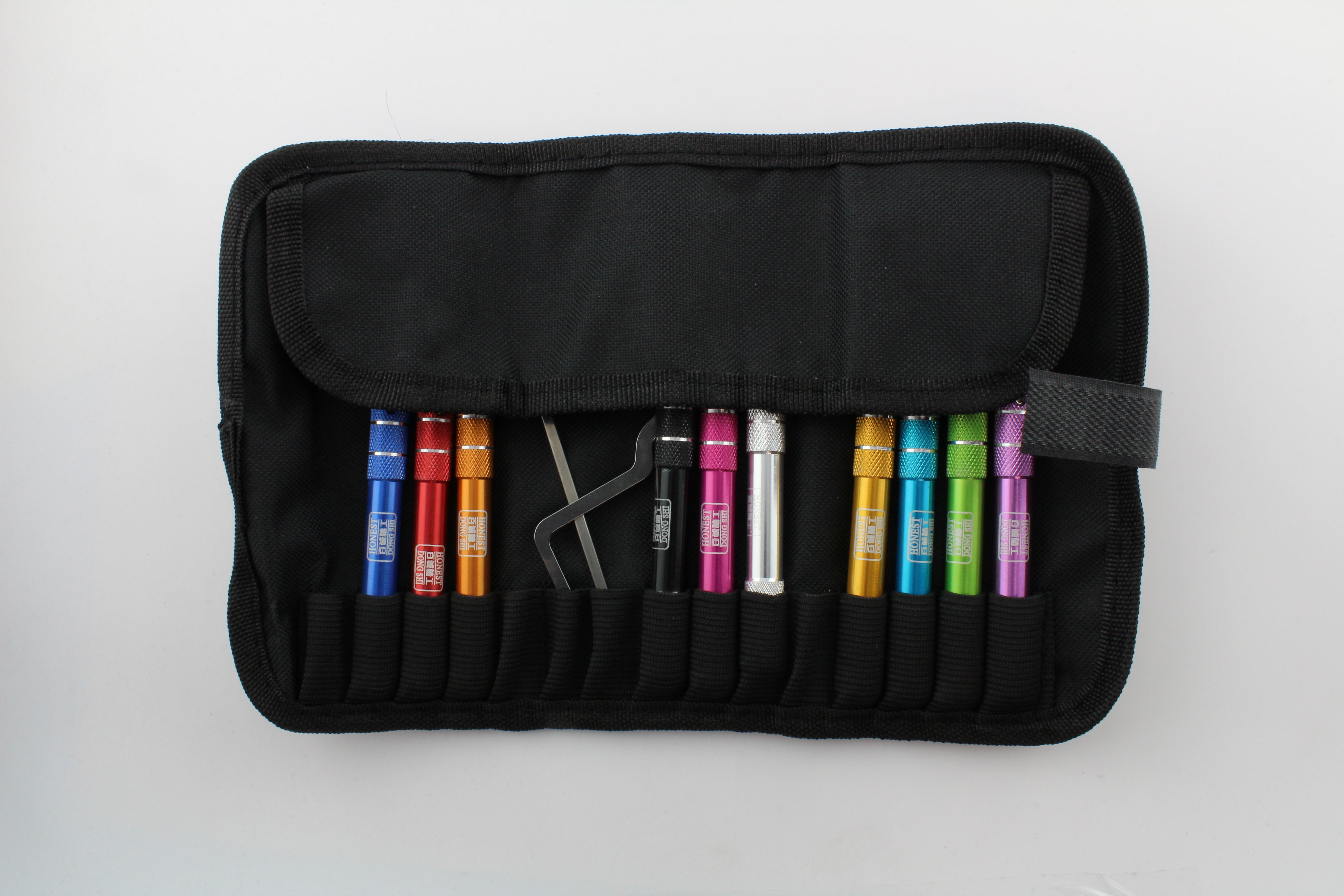 Dimple Lock Pick Set, Flag-Type with Case | LockPickWorld