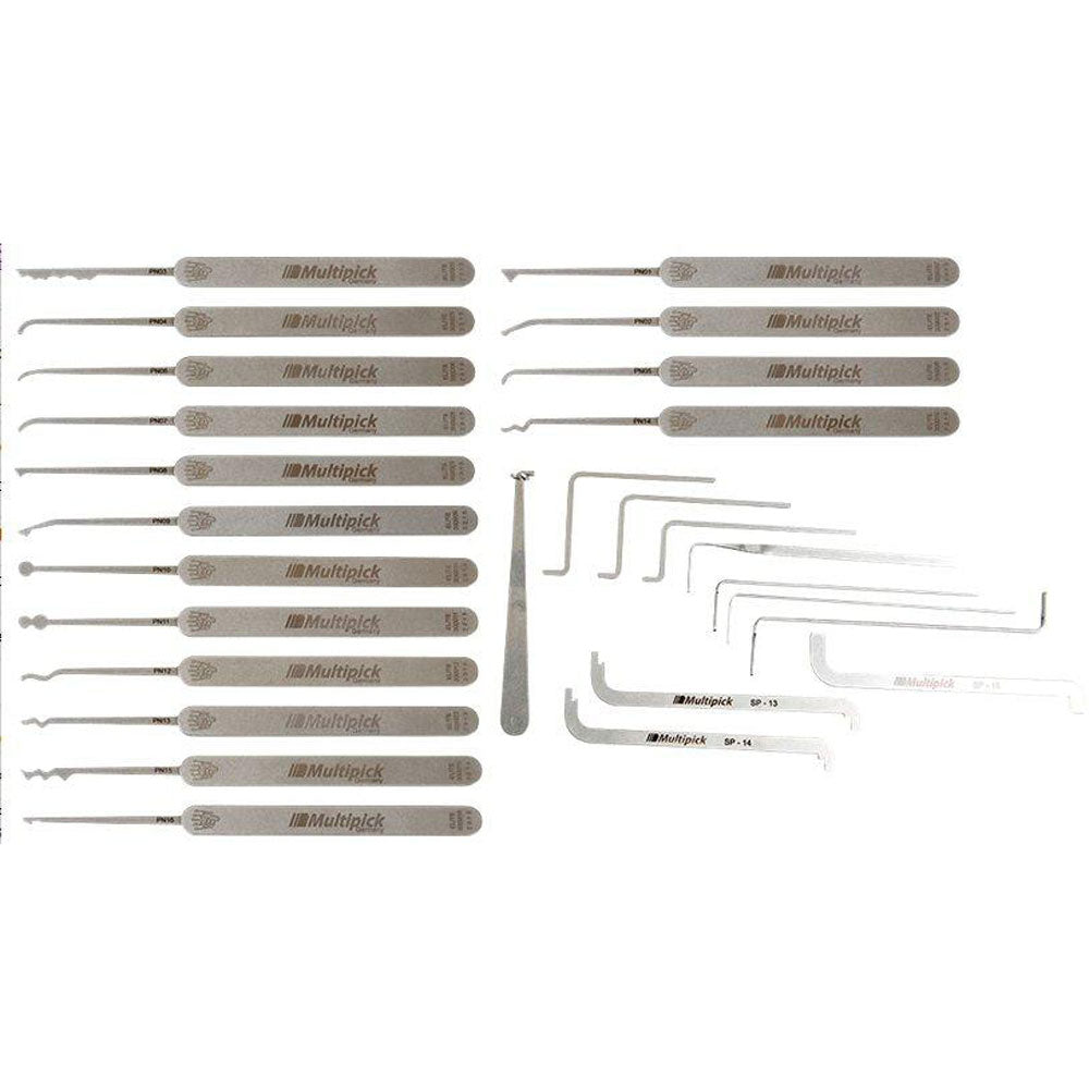 Multipick ELITE Super-Pick Set 37 Pieces inc 10 Rakes