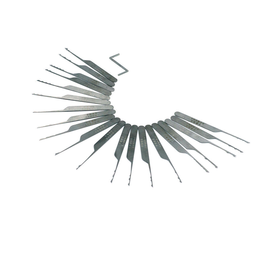 Wave Rakes XS 20 piece lock picking rake set