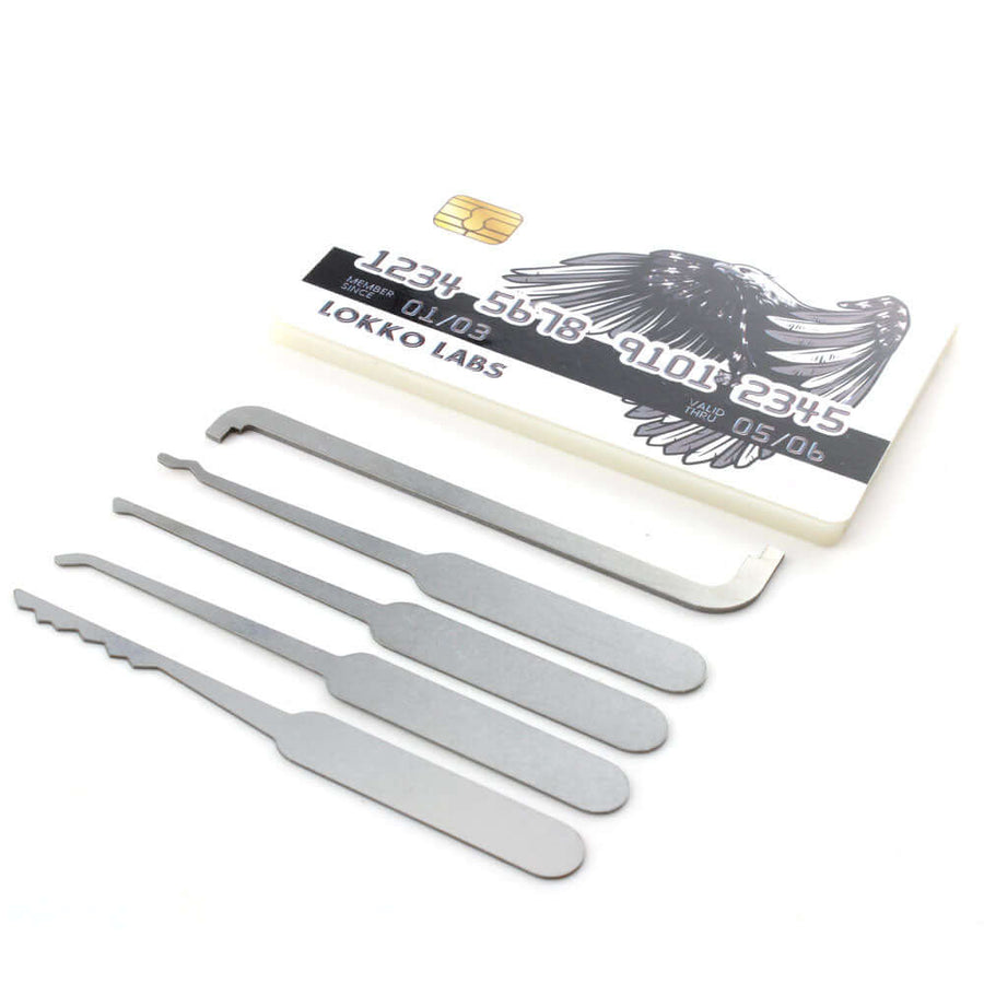 Credit Card Lock Pick Set - 5 Tools in a Card | LockPickWorld