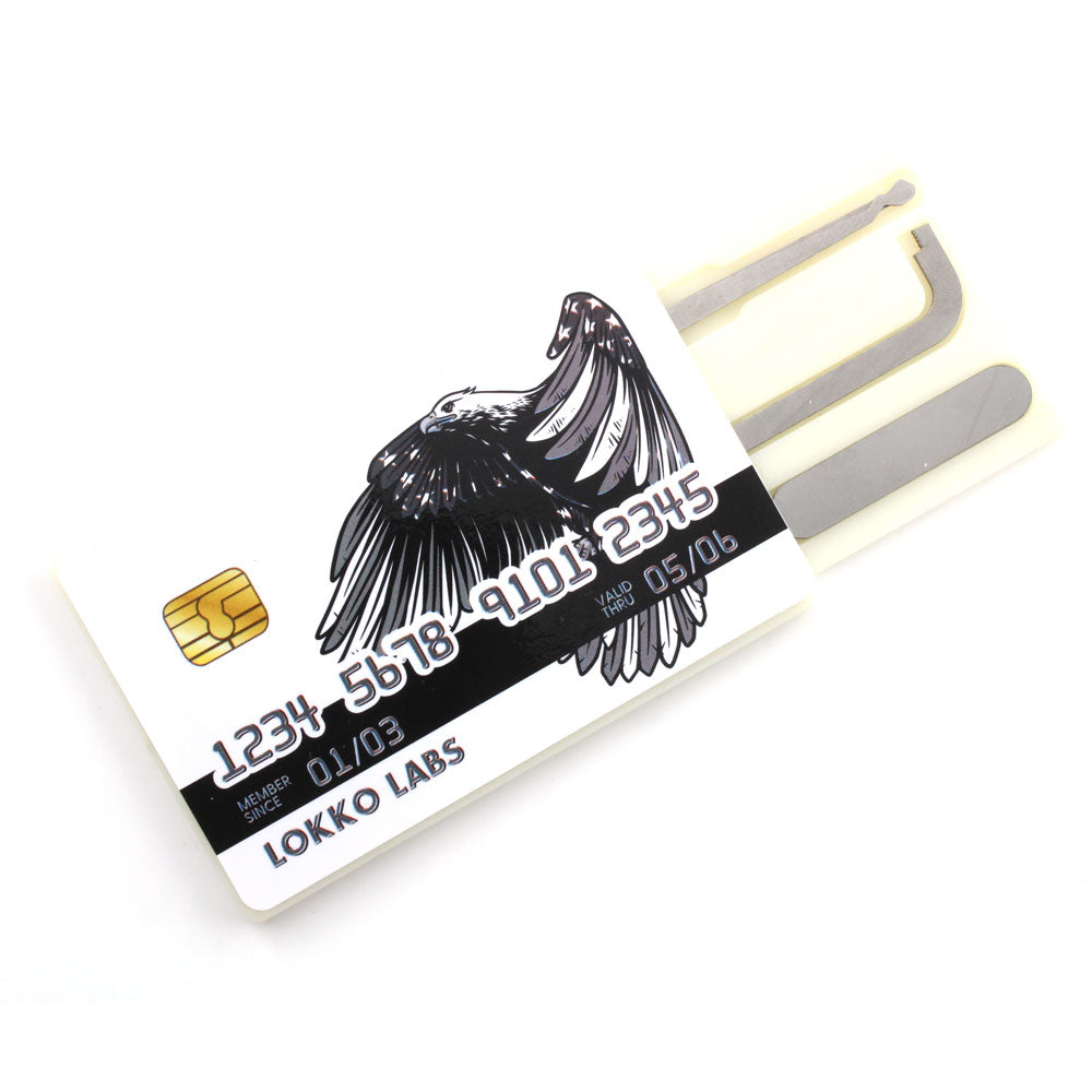 Lokko Credit Card Lock Pick Set - Pocket Spy Kit