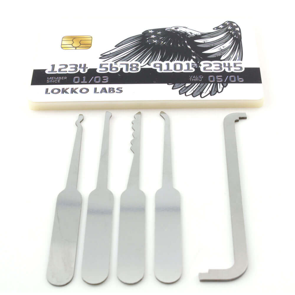 Credit Card Lock Pick Set - 5 Tools in a Card | LockPickWorld