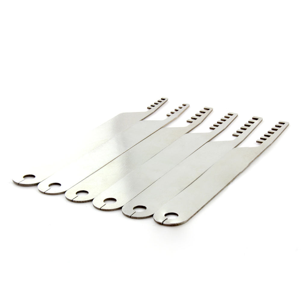 6pc Tapered Comb Lock Picks | PadLock Pick tools