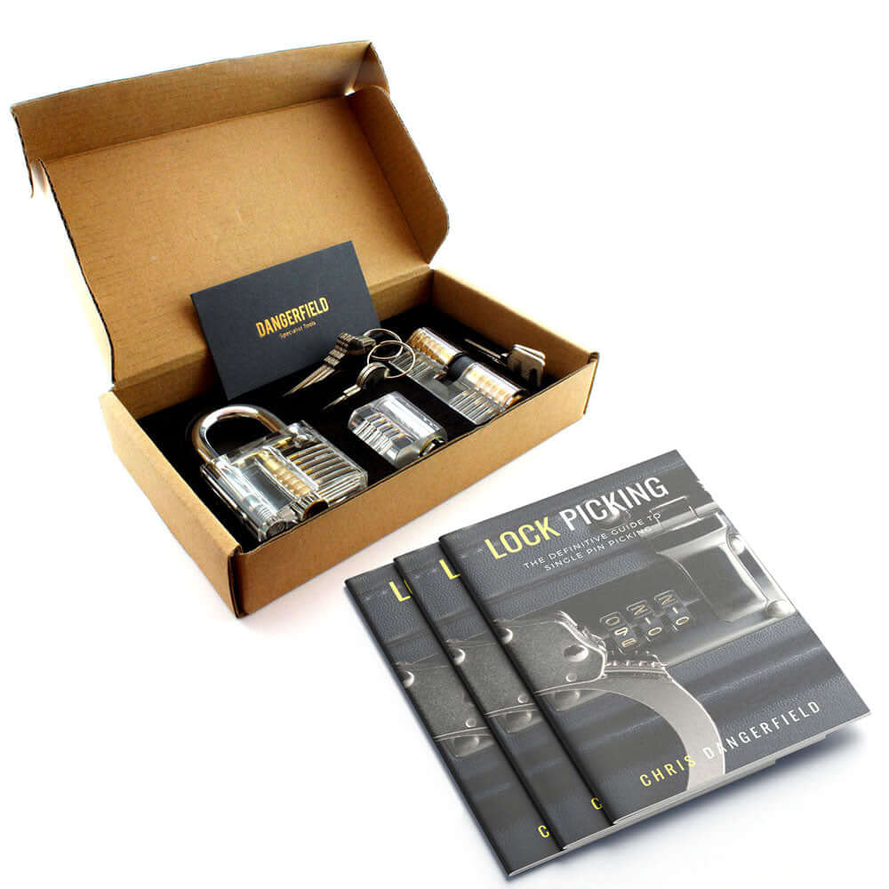 Practice Locks Box & Expert How-to Pick Booklet Bundle