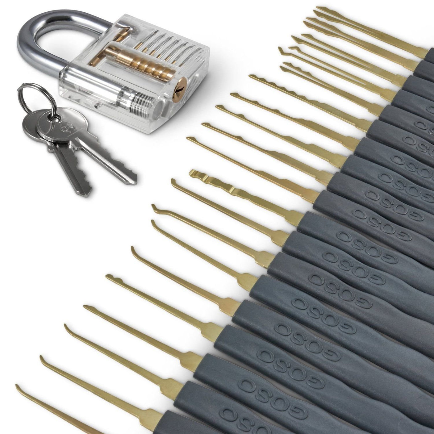 Full array of lock picks in this set