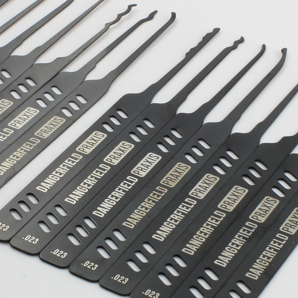 Dangerfield Ionic Praxis Lock Pick Set 21pc Hardened Stealth Edition