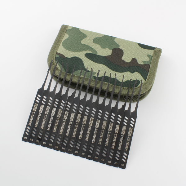 Dangerfield Ionic Praxis Lock Pick Set 21pc Hardened Stealth Edition