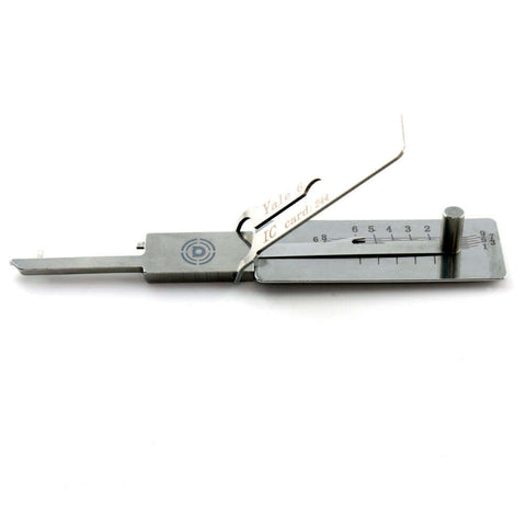 Dangerfield Lishi-Style Lock Pick + Decoder for 5 + 6 Pin Yale (RIM CY