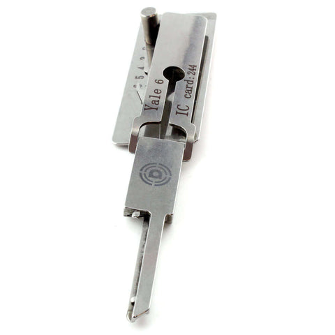 Dangerfield Lishi-Style Lock Pick + Decoder for 5 + 6 Pin Yale (RIM CY