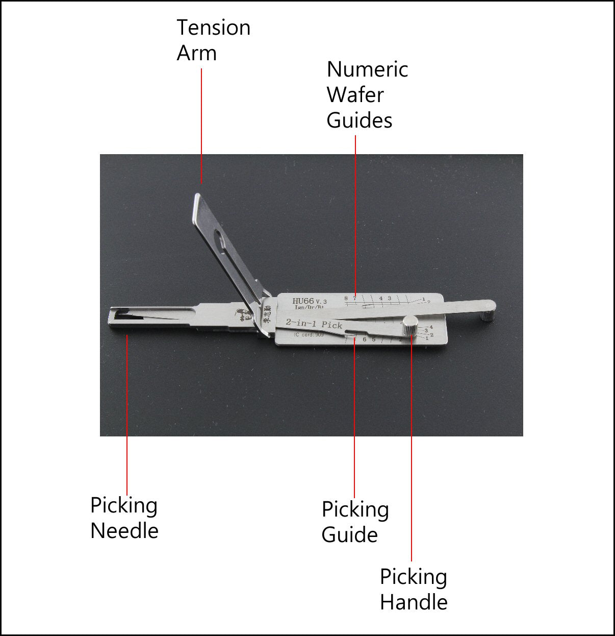 Lishi 2-in-1 Lock Pick | LockPickWorld