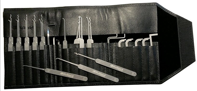 Multipick ELITE Dual-Gauge Lock Pick Kit - 29 Piece