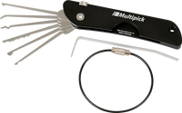 Multipick Jackknife Pocket Lock Pick Set Blackline Edition