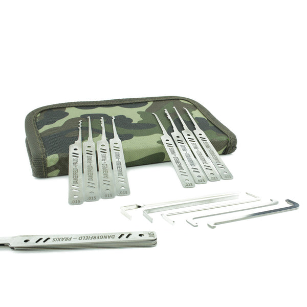 Dangerfield Praxis Lock Pick Set Dual Gauge 21 piece kit