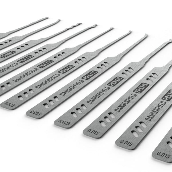 Dangerfield Praxis Dual-Gauge Lock Pick Set