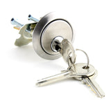 Rim Cylinder Lock for mimicking a real lock. Metal, educational, Visualize lock mechanisms.