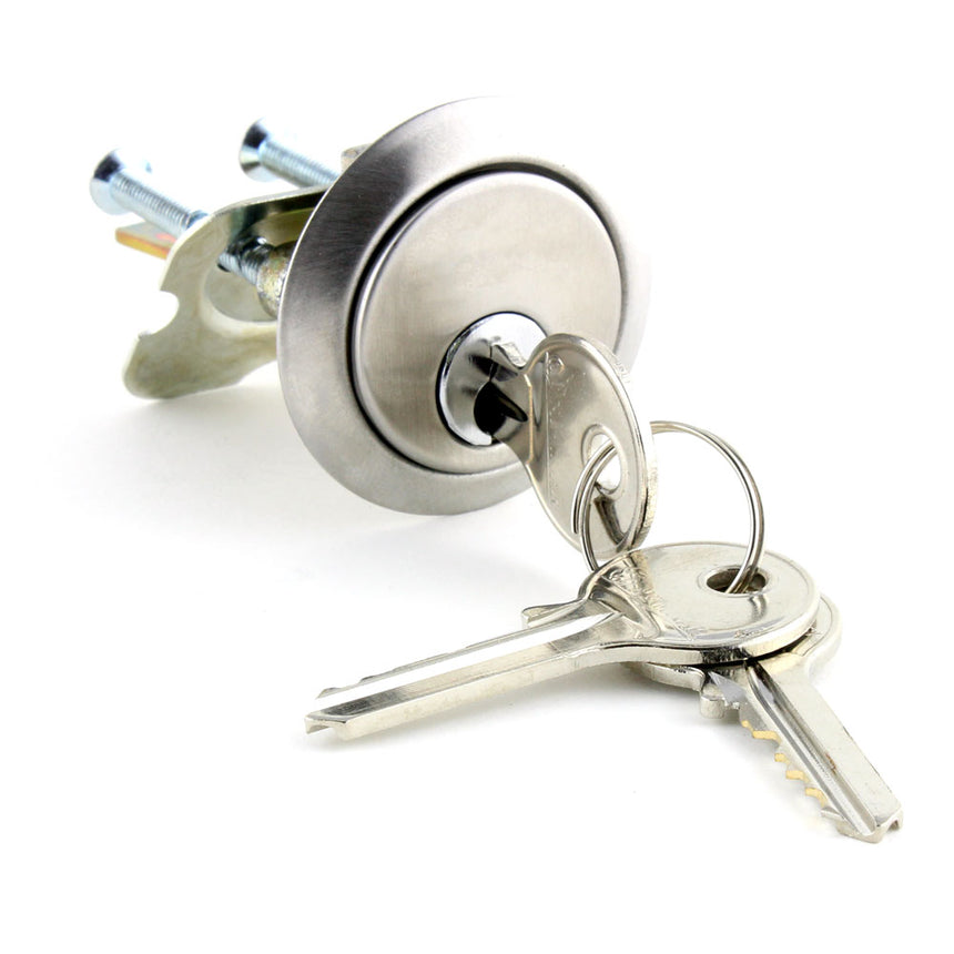 Rim Cylinder Lock for mimicking a real lock. Metal, educational, Visualize lock mechanisms.
