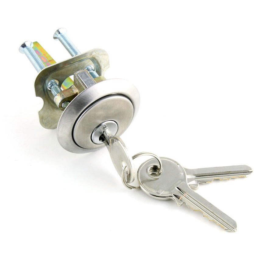 Rim Cylinder Lock for mimicking a real lock. Metal, educational, Visualize lock mechanisms.