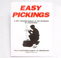 Easy Pickings - How to Lock Pick book - Angle view
