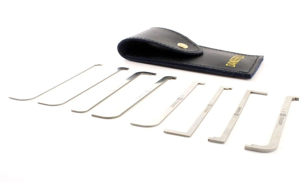 Dangerfield EXTENDED Top of Keyway TOK Tension Wrench Set + Case